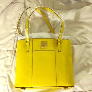 Dooney & Bourke Small Lexington Shopper (yellow)